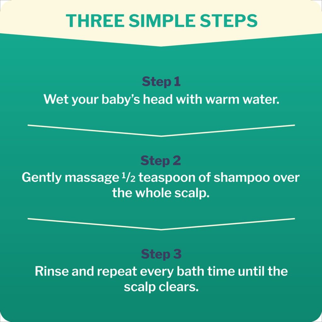 Baby shampoo use stape