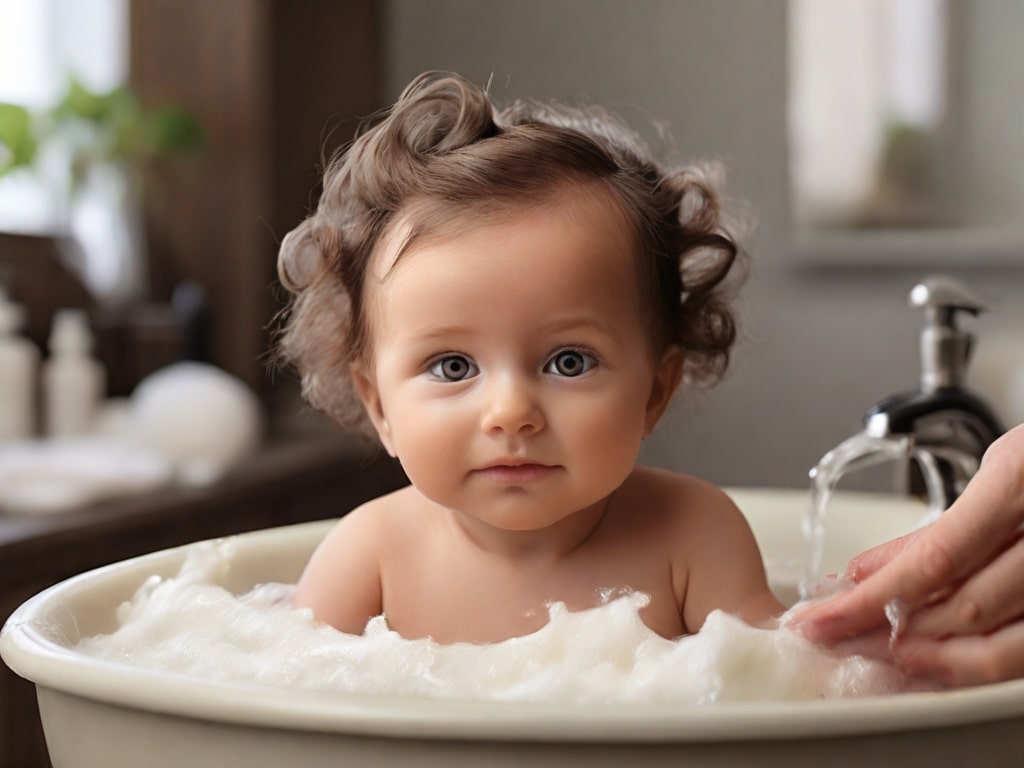 How to Wash a Newborn's Hair Safely and Gently